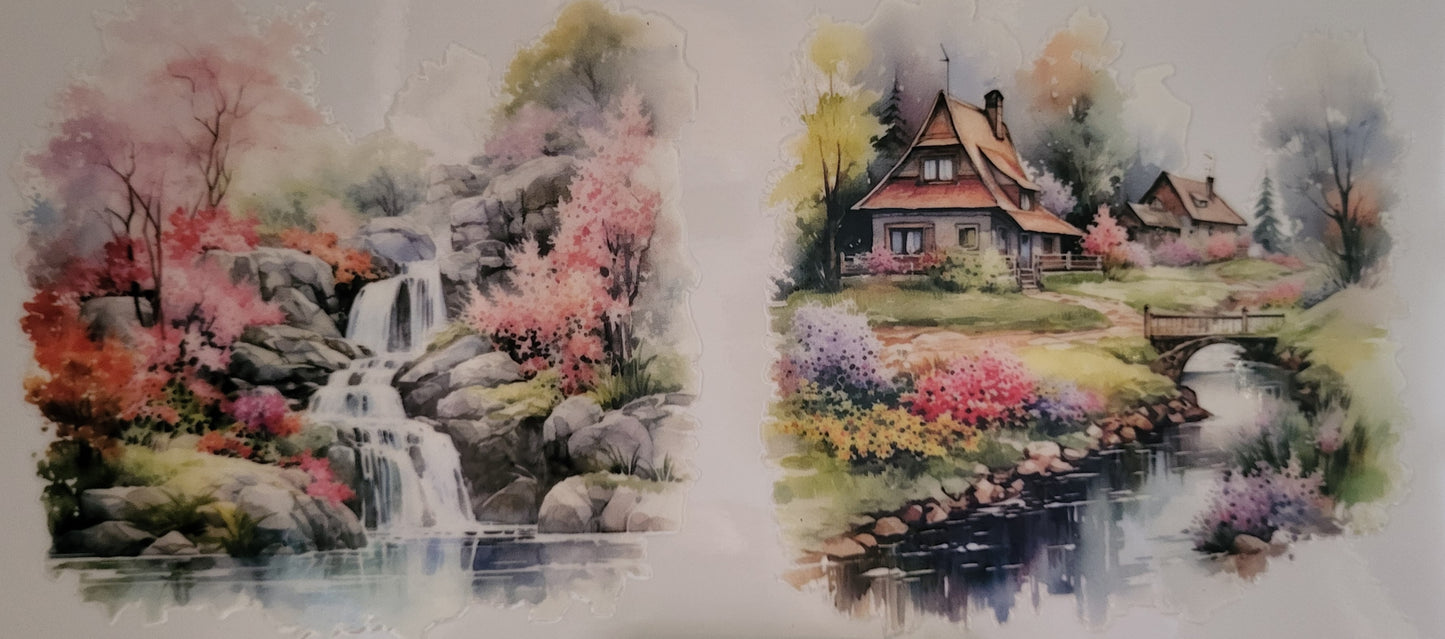 Scenic Landscape decal large #2