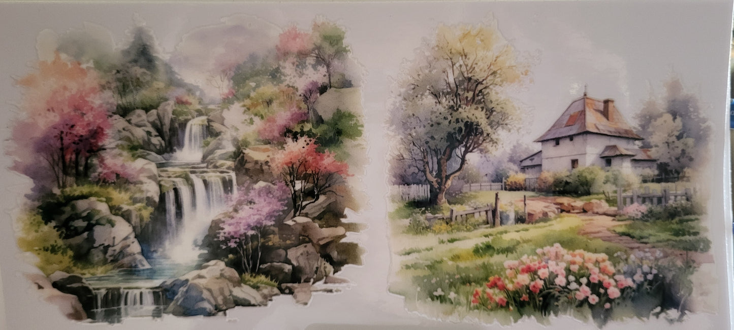 Scenic Landscape decal large #3