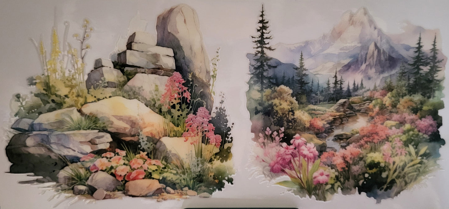 Scenic Landscape decal large #5