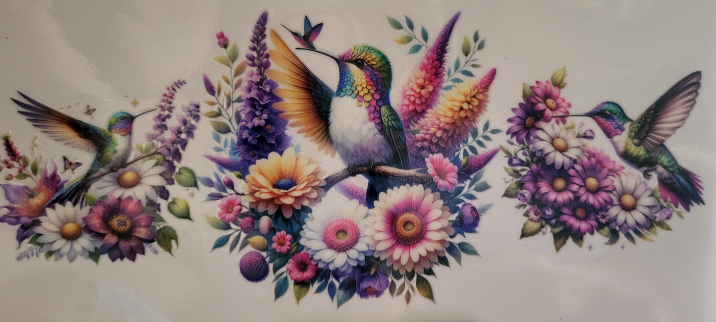 Hummingbirds decal large #1