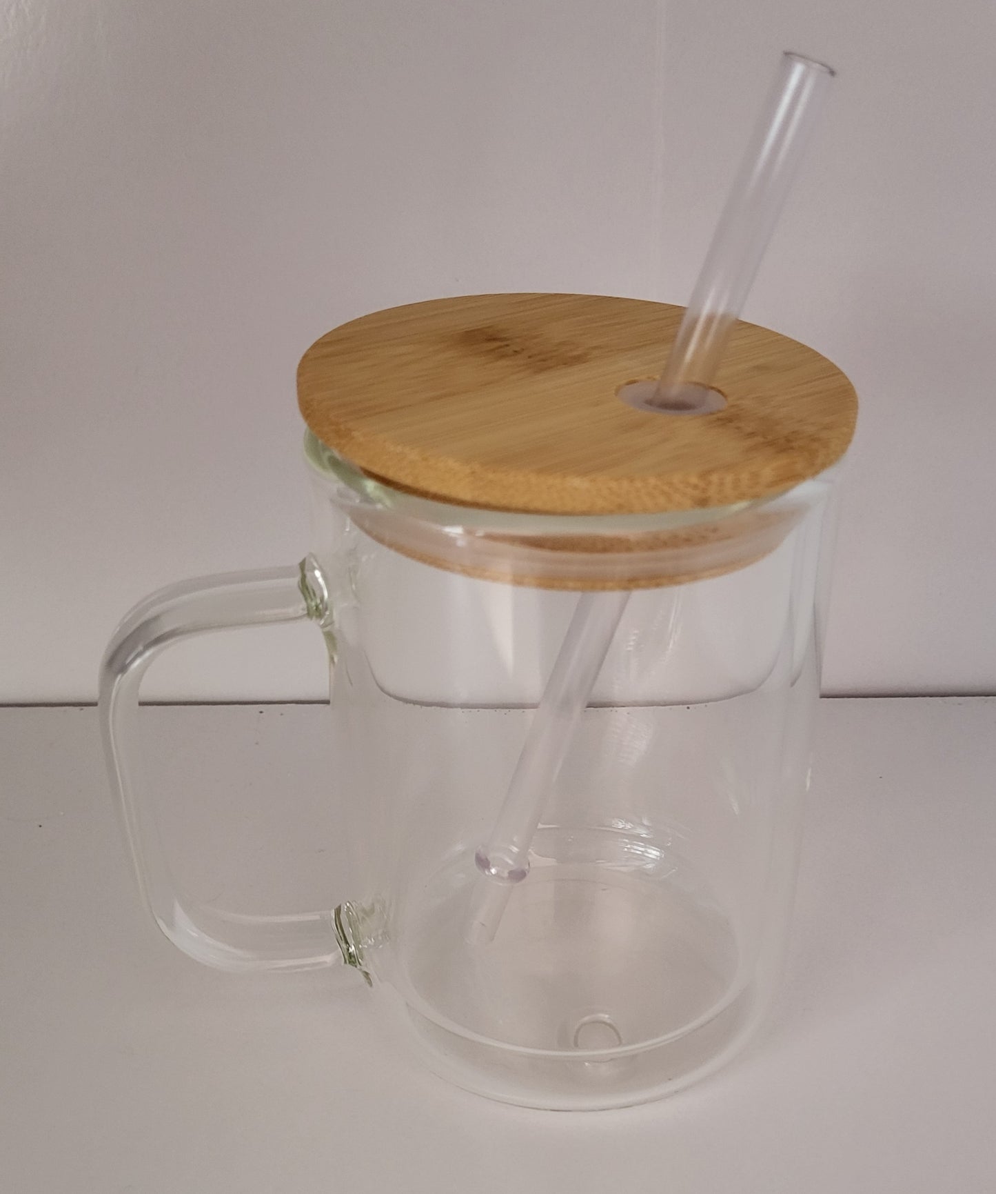 15 oz Glass Snow Globe Coffee Mug