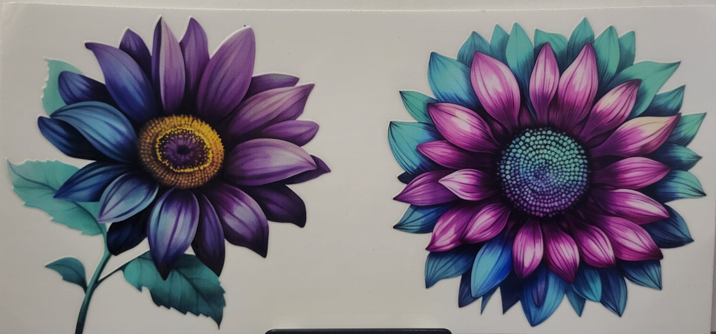 Pink,Blue & Purple Flowers 1