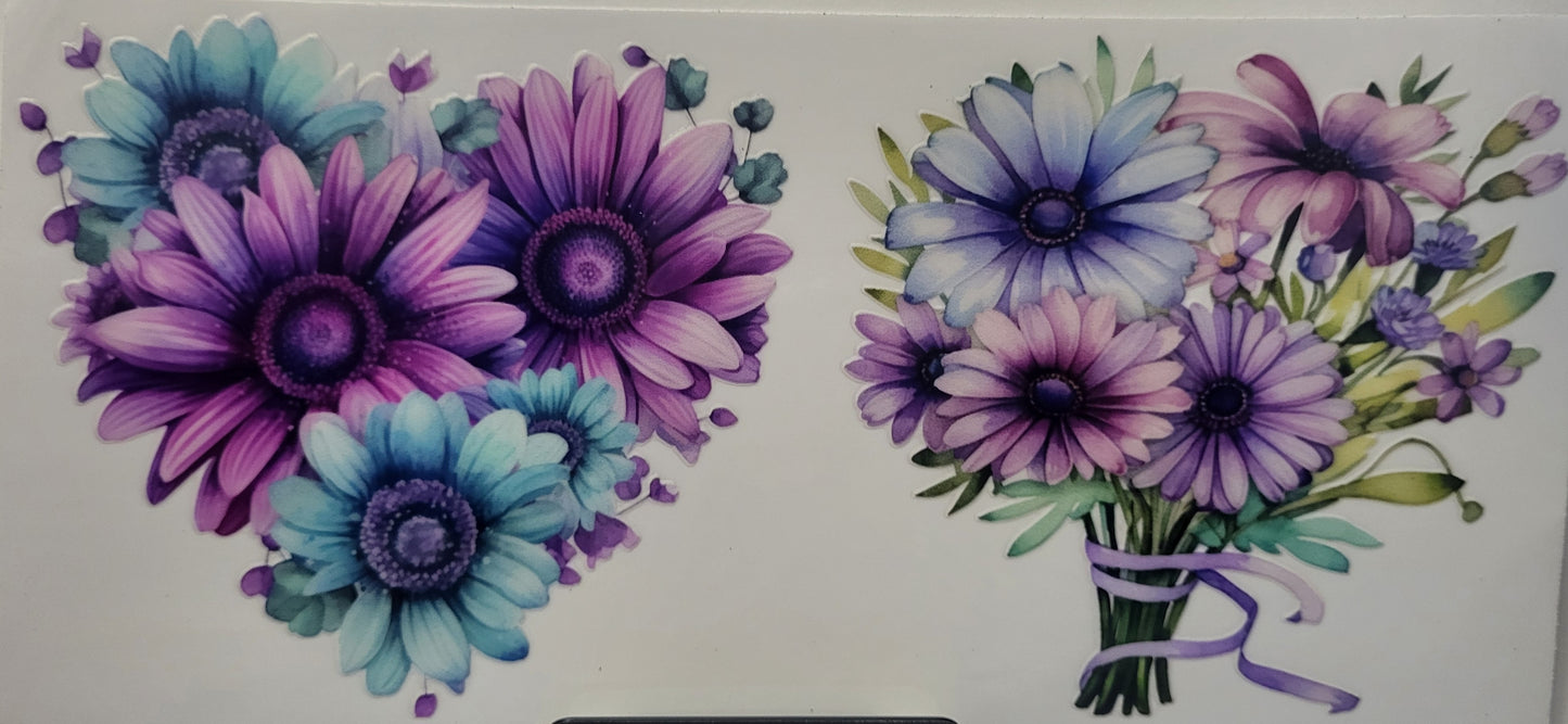 Pink,Blue & Purple Flowers 2