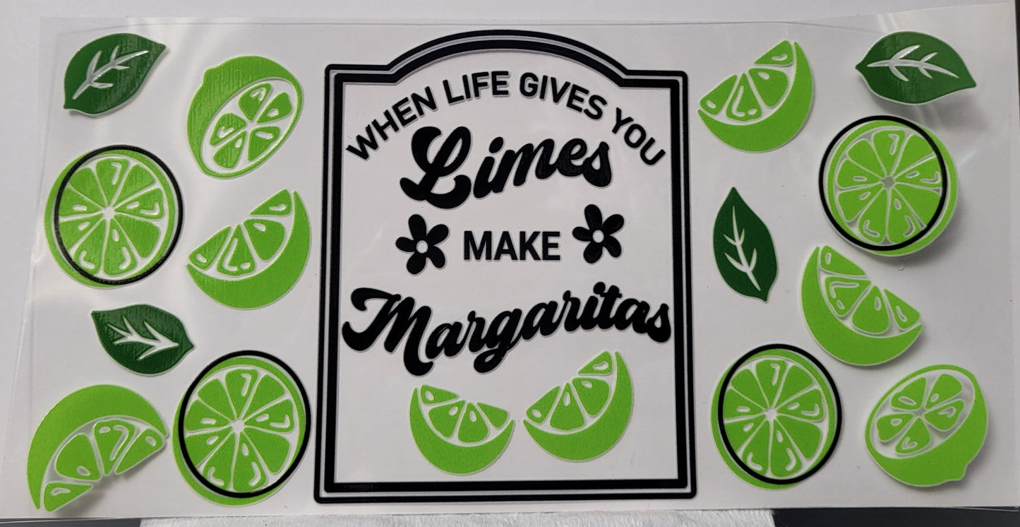 When life gives you limes large decal