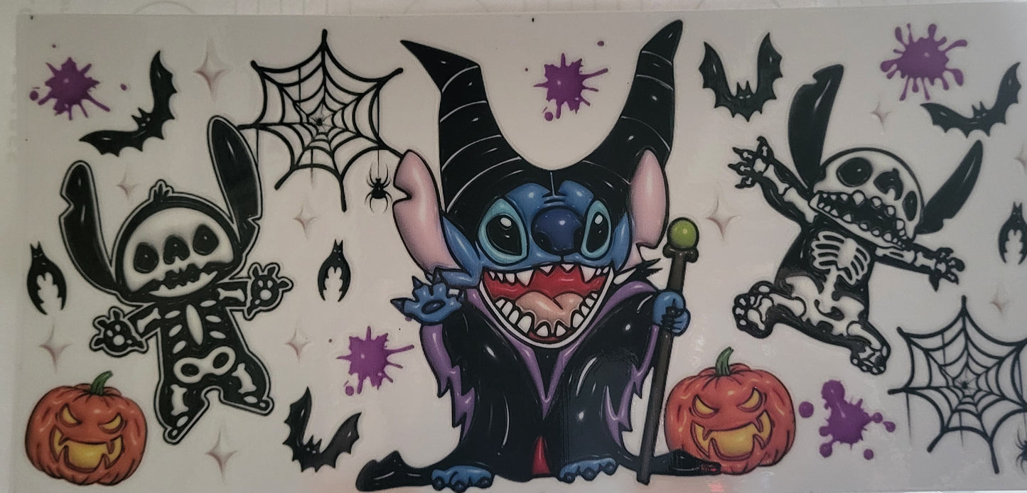 Stitch Halloween Costume 2 decal large