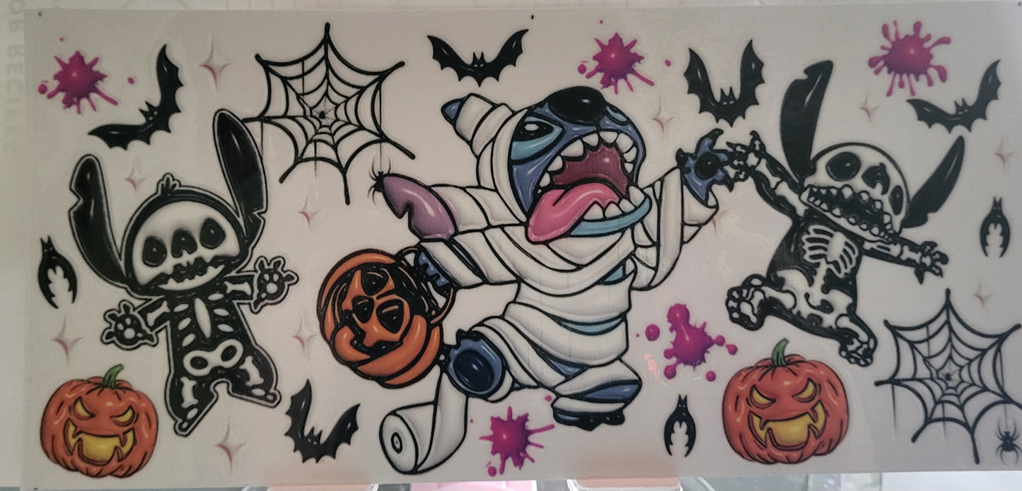 Stitch Halloween Costume 5 decal large