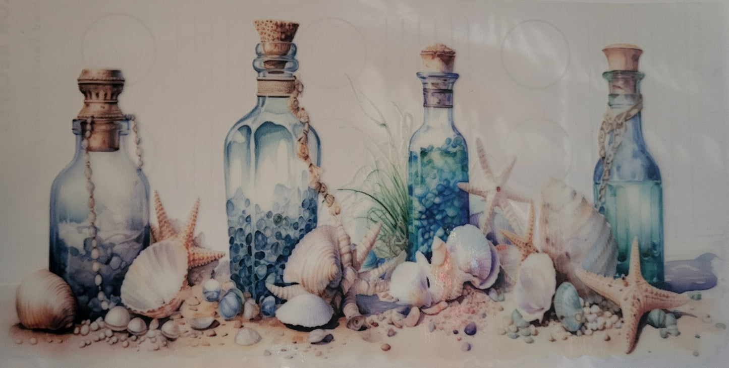 Old Bottles decal large