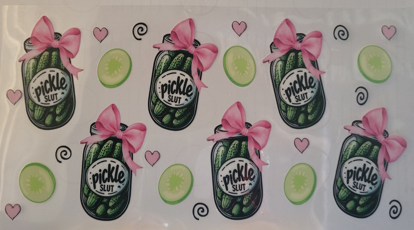 Pickle Slut decal large
