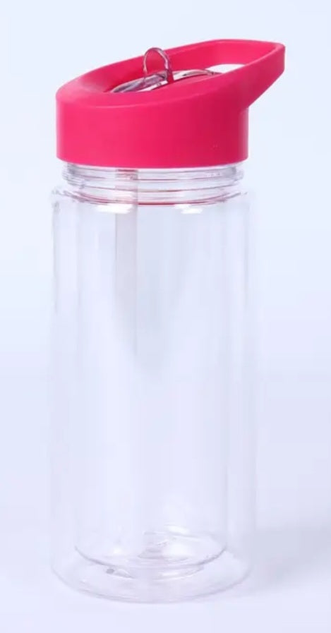 Kids 10 oz Acrylic Snow Globe Water Bottle