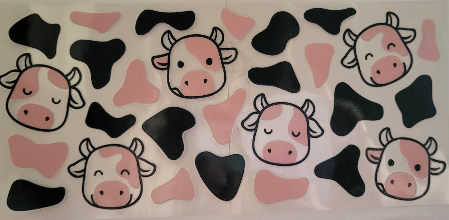 Cow Faces decal large