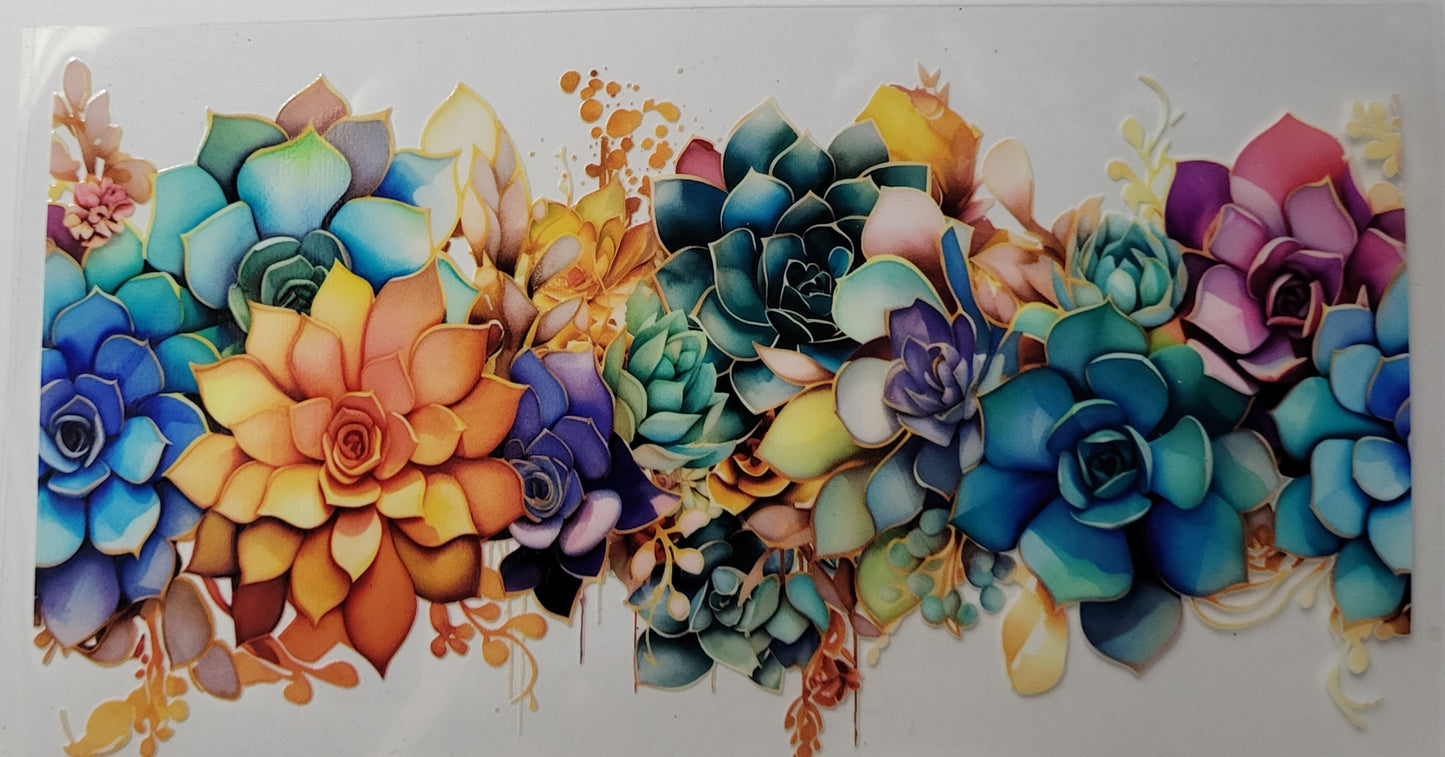 Flower Garland large decal