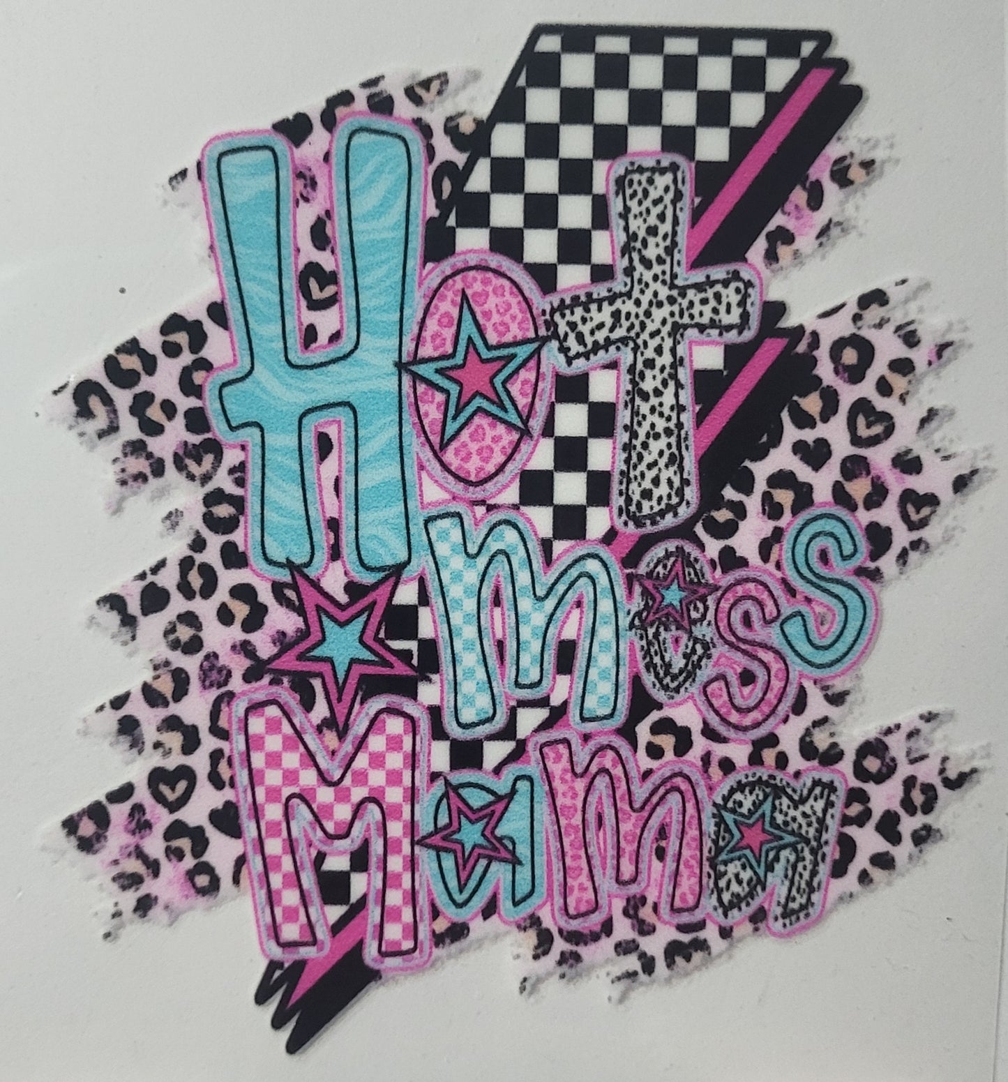 Hot Mess Mama decal small