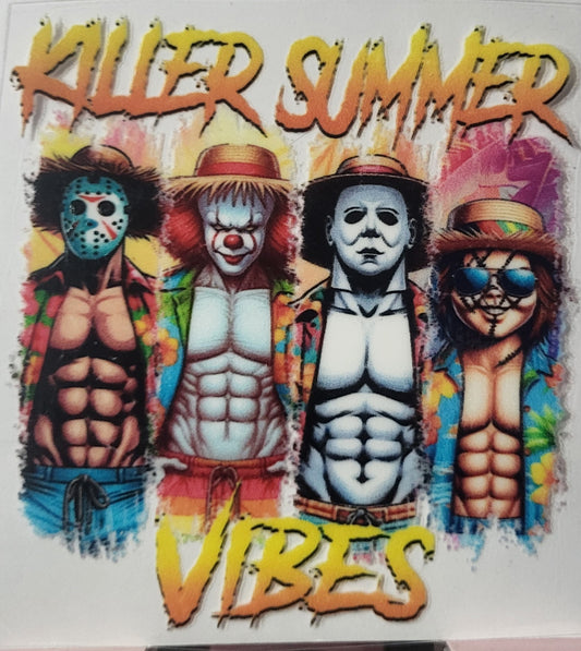 Killer Summer Vibes decal small