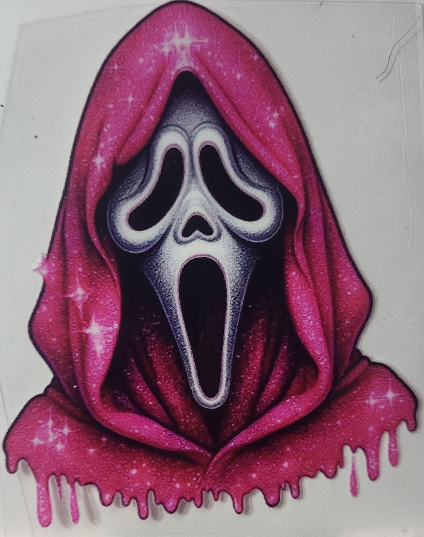 Scream Ghost Face decal small