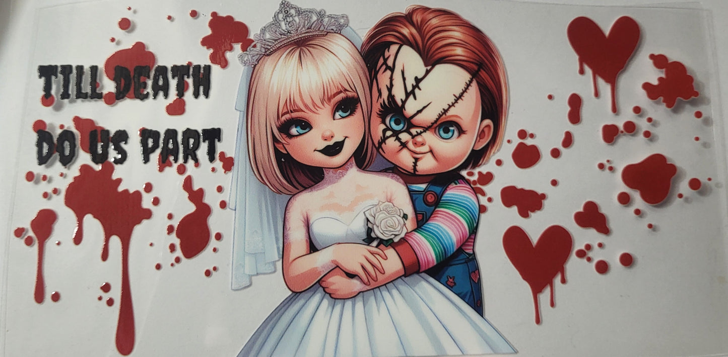 Chucky & Bride decal large