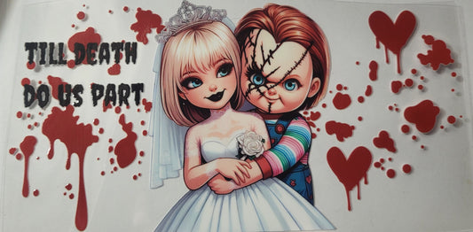 Chucky & Bride decal large