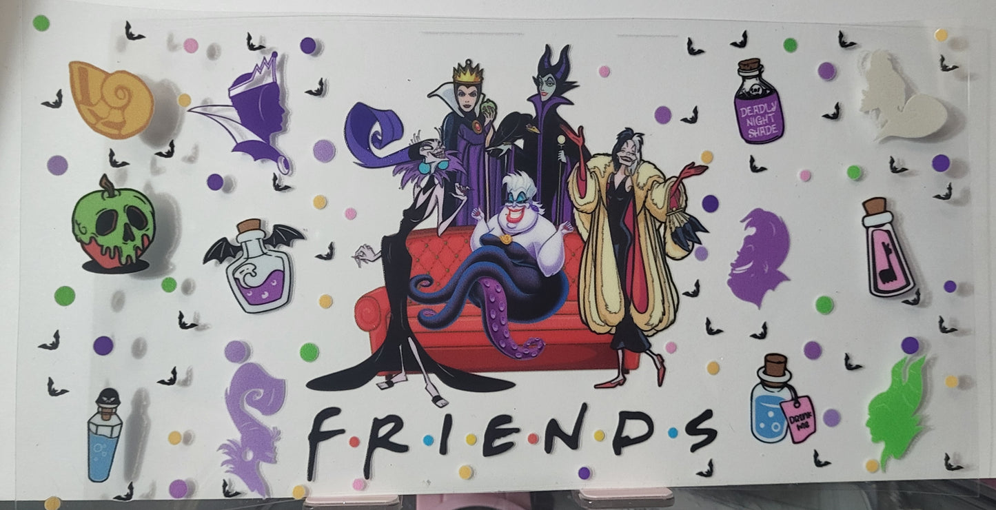 Friends Villainesses decal large