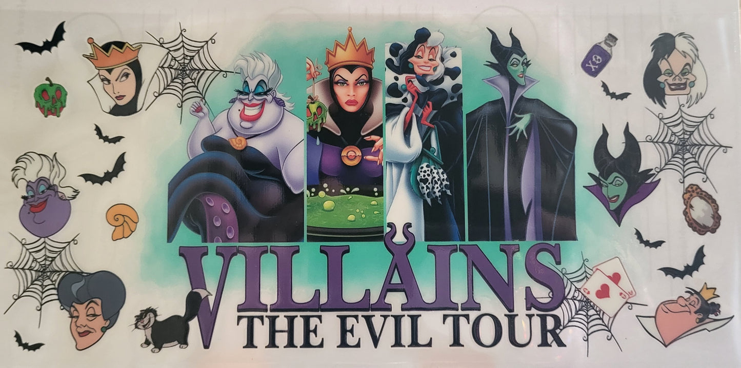 Lady villains the Evil Tour decal large