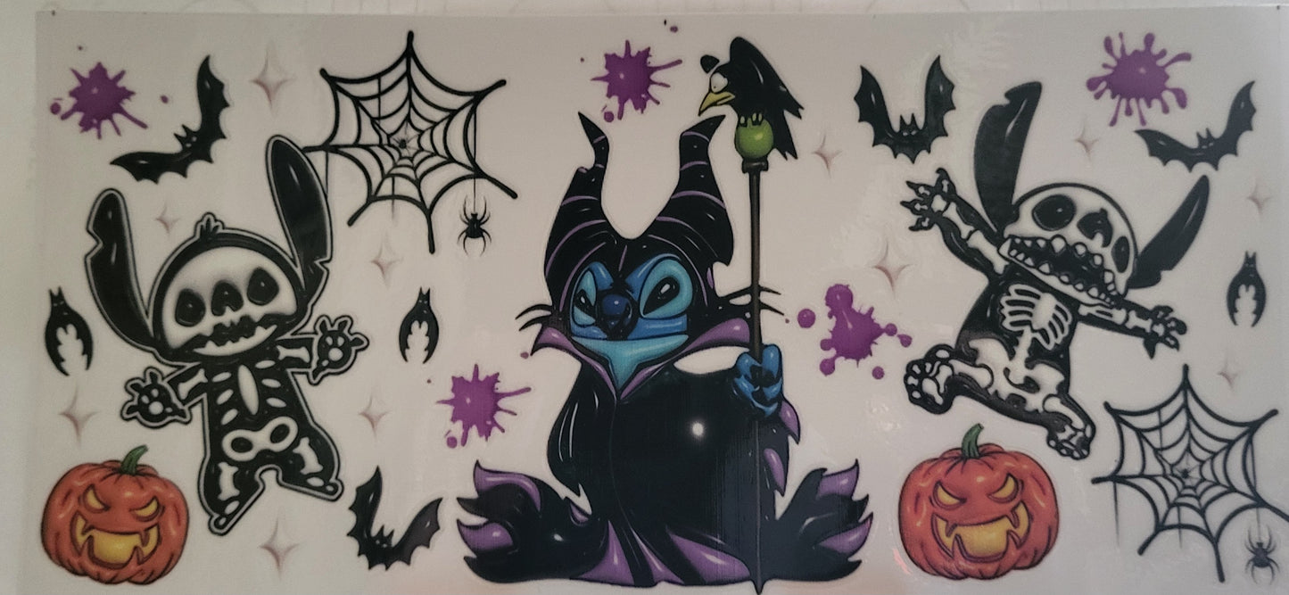 Stitch Halloween Costume 3 decal large