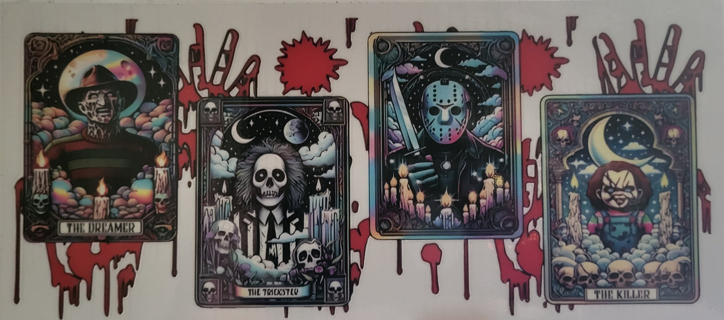 The bad guys of Halloween 1 decal large