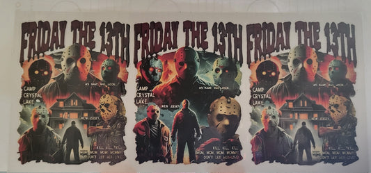 Friday the 13th decal large