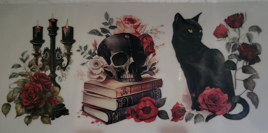 Vintage dark spooky 1 decal large