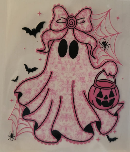 Glittery Ghost decal small