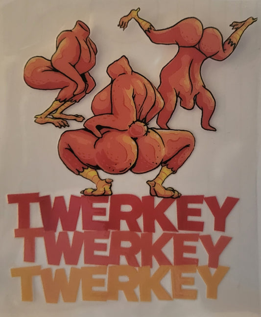 Twerkie decal small