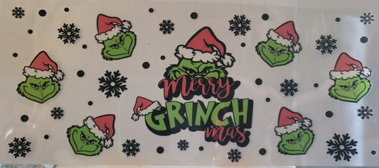 Merry Grinch mas decal large