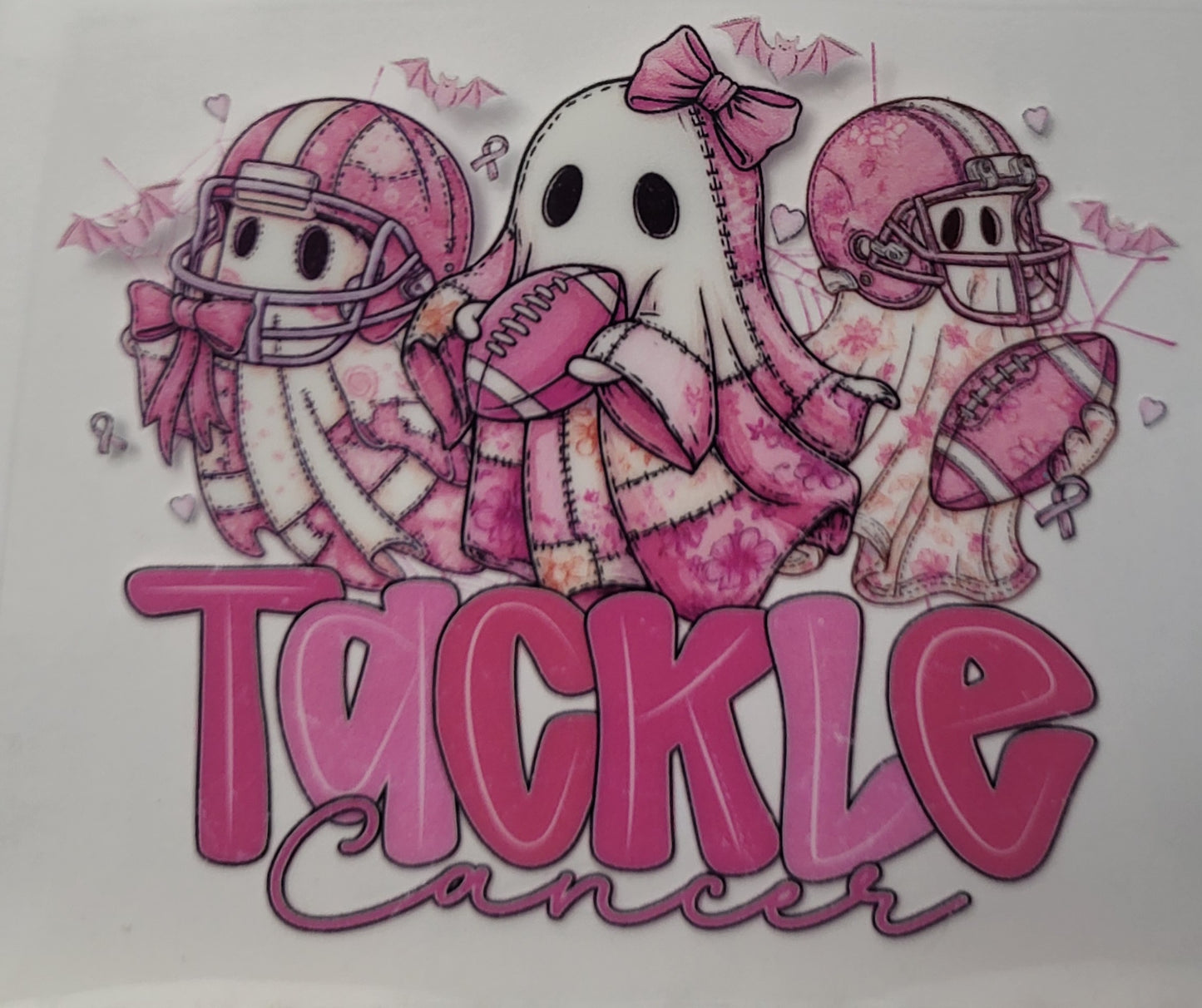 Ghosts football tackle decal small